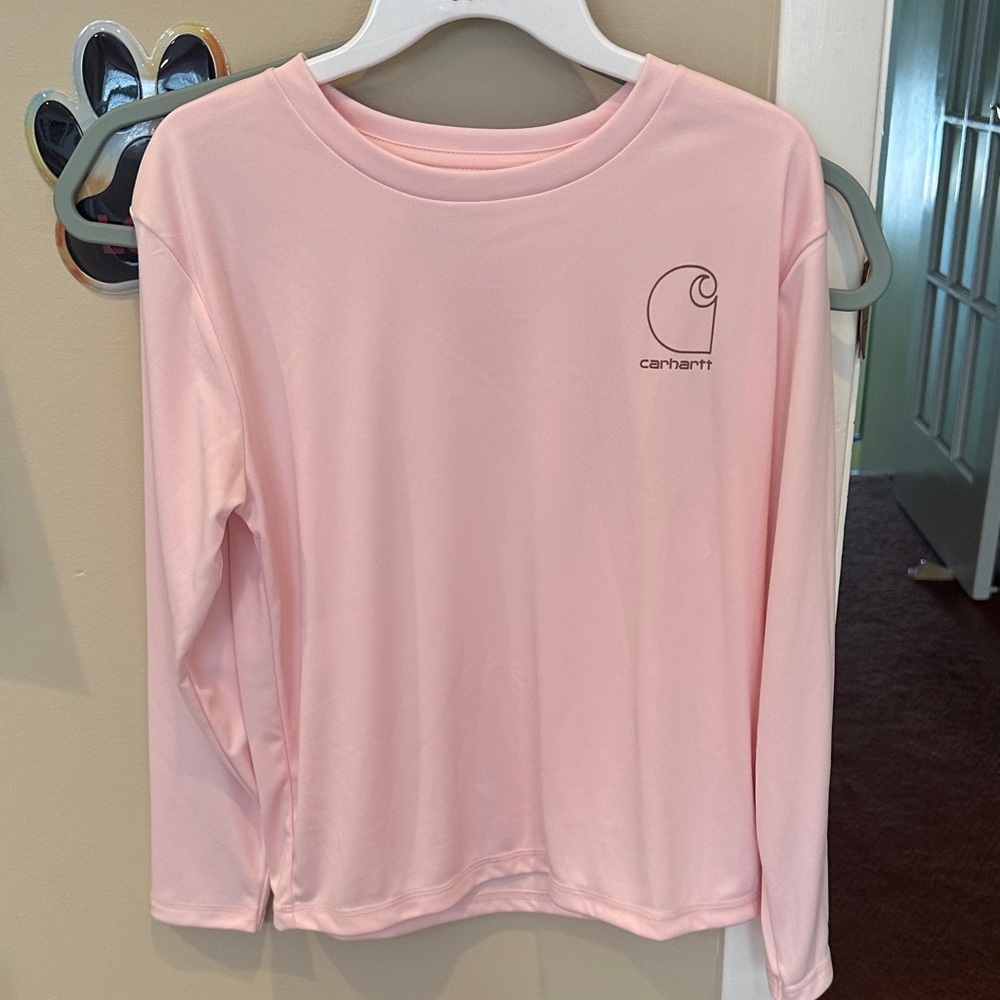 Carhartt Light Pink Long Sleeve Tee